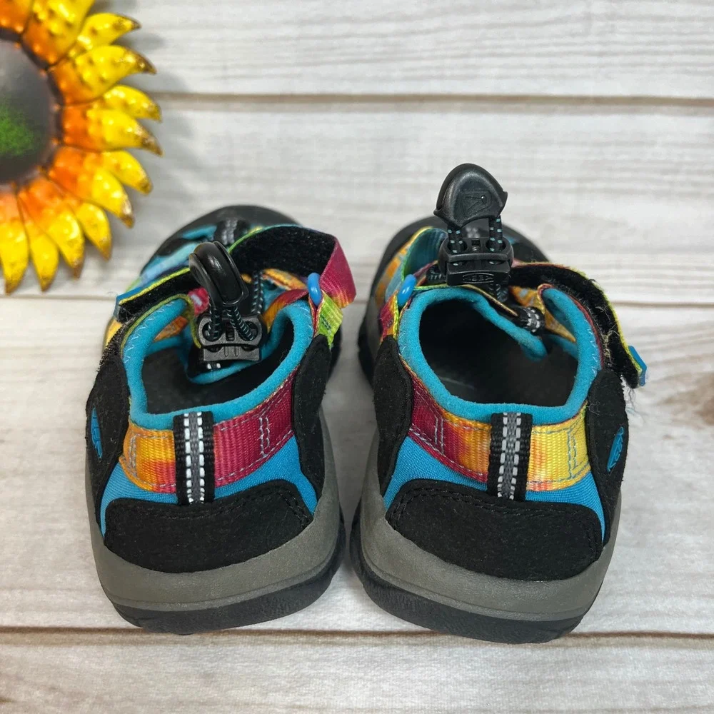 KEEN Newport H2 Kids Boys Girls rainbow Tie Dye Water Sandals Shoes Water 11